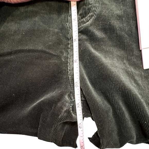 Special A - green corduroy wide leg jeans - size 7 - NWT - Picture 11 of 16